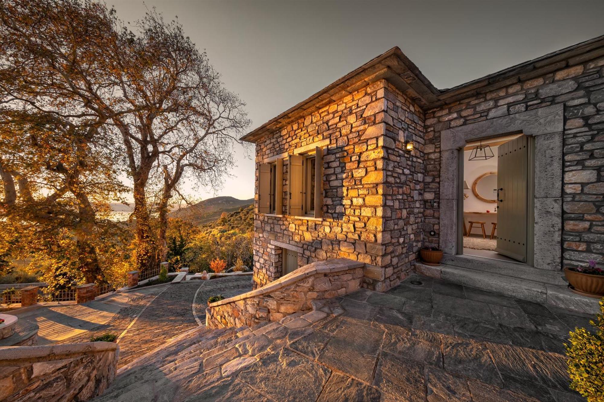 Strofilos Villas Agios Vlasios  ภายนอก รูปภาพ