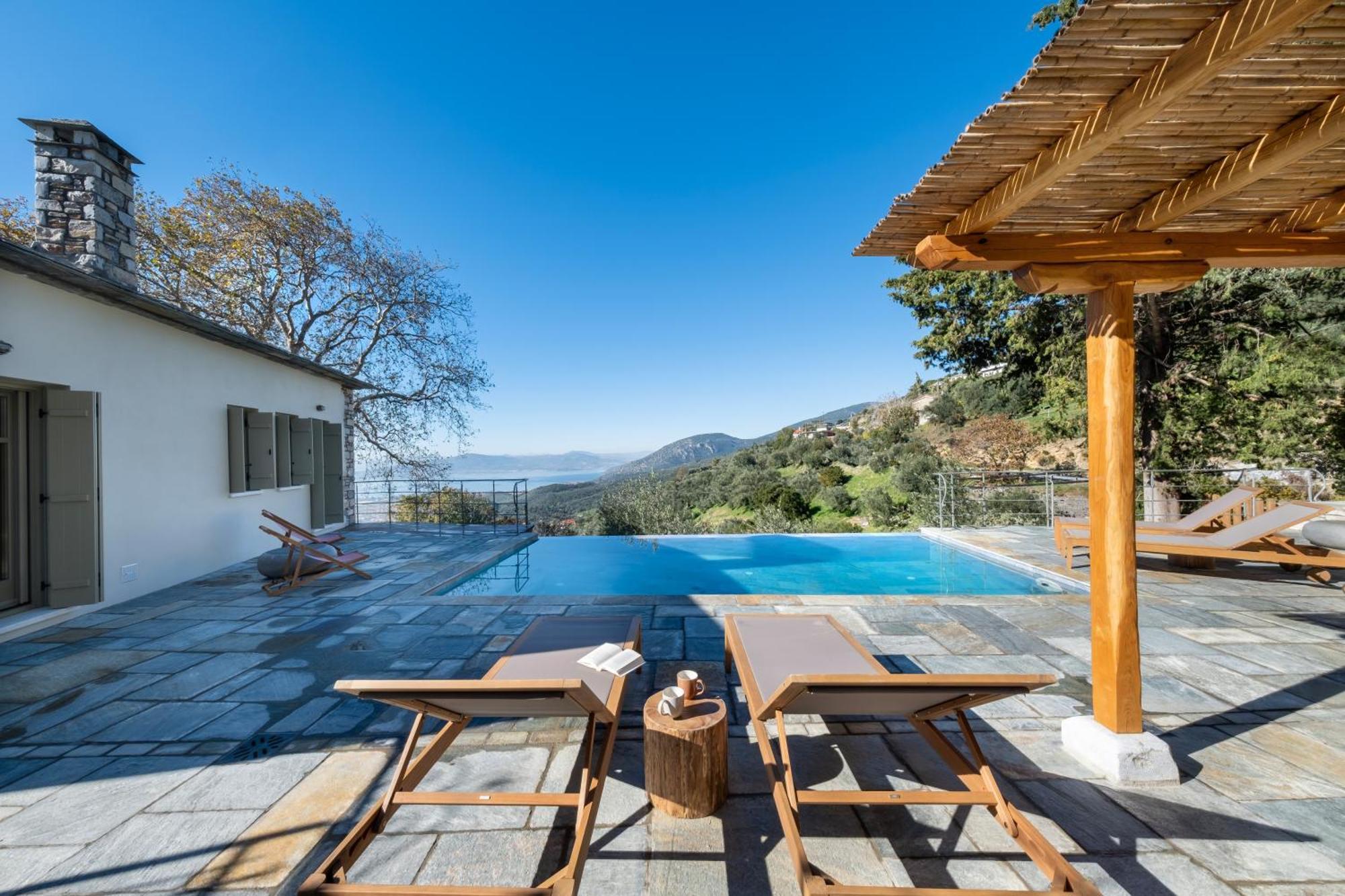 Strofilos Villas Agios Vlasios  ภายนอก รูปภาพ