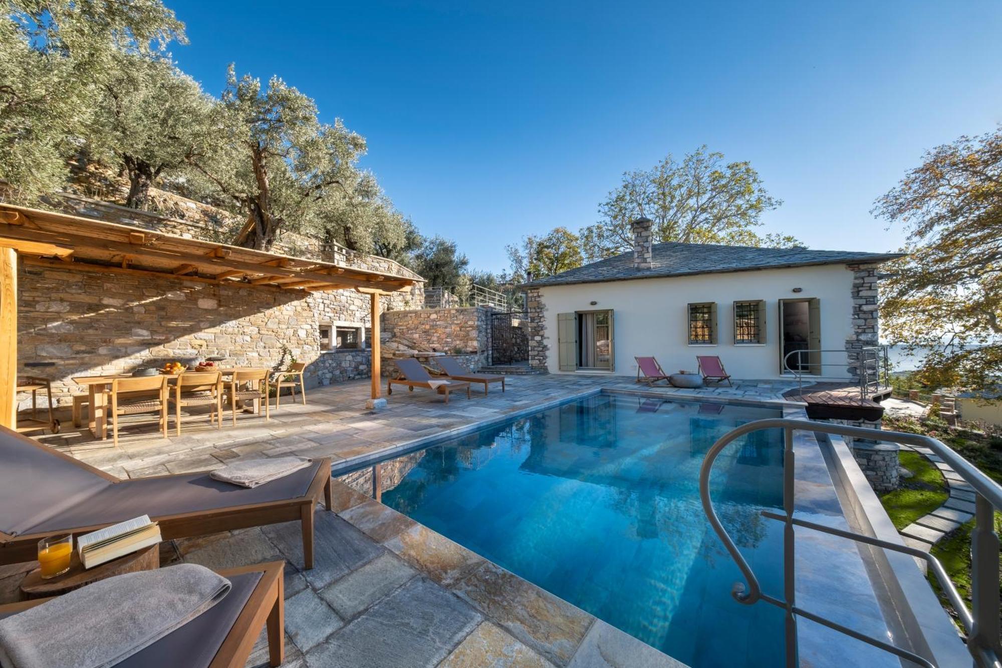 Strofilos Villas Agios Vlasios  ภายนอก รูปภาพ