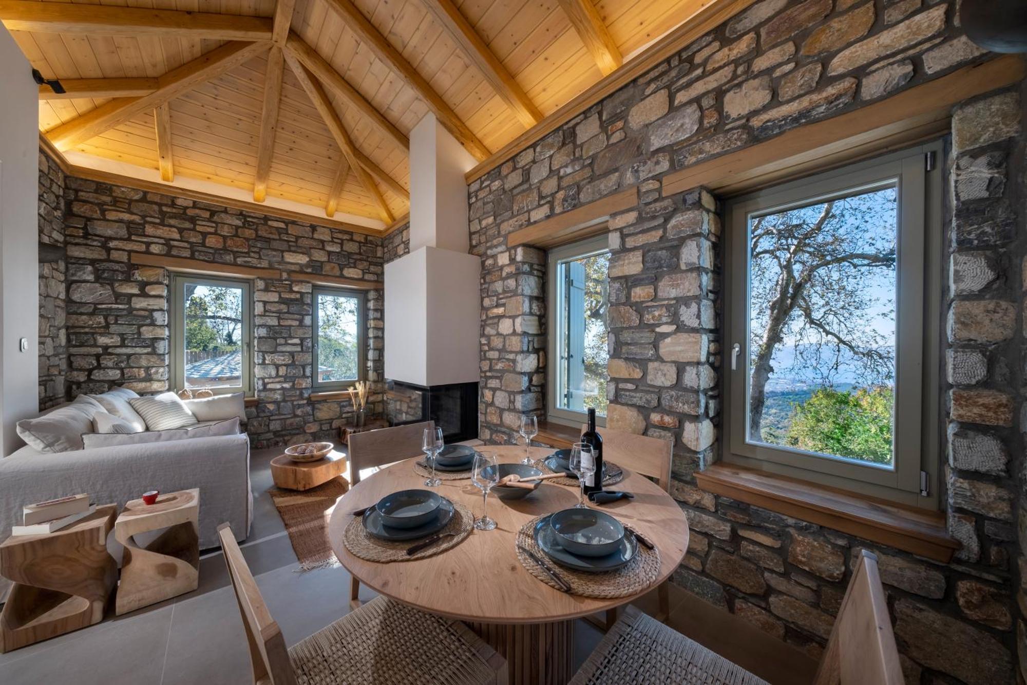 Strofilos Villas Agios Vlasios  ภายนอก รูปภาพ