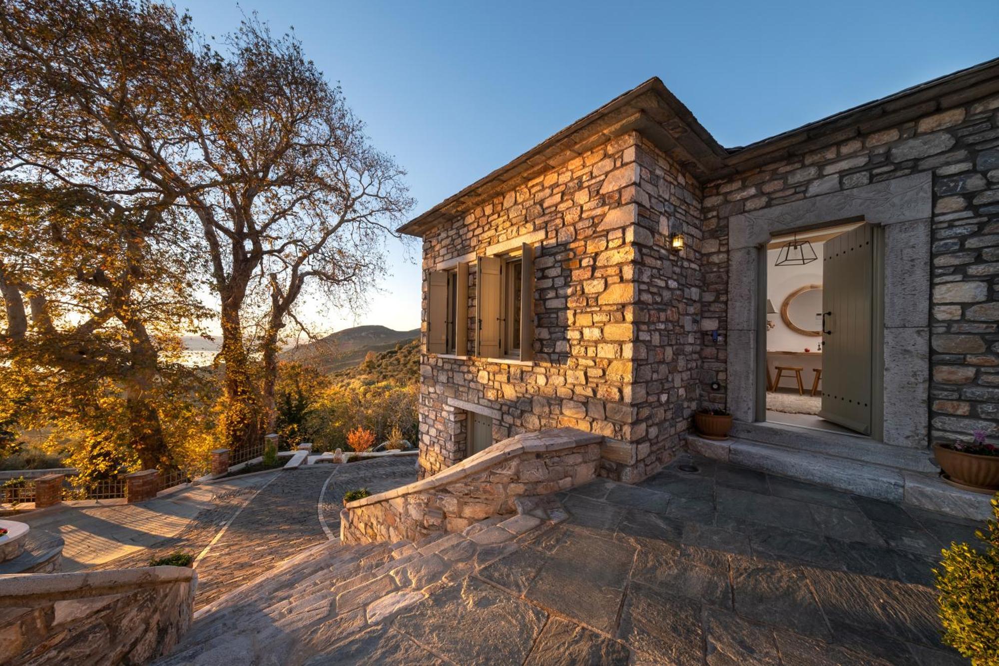 Strofilos Villas Agios Vlasios  ภายนอก รูปภาพ
